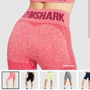 COPY - Brand new Gymshark flex red mark cycling short